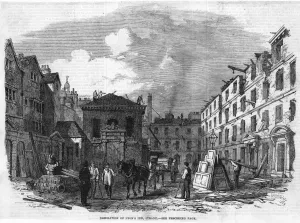 1862 Prints: Lyons Inn Demolished