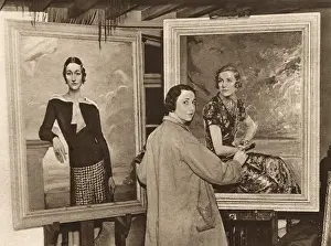 Edwina Prints: M. Baynon Copeland working portraits of Lady Mountbatten & W