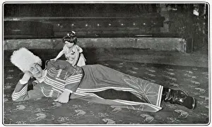 Resting Prints: Machnow the Giant & Madame Chiquita, London Hippodrome