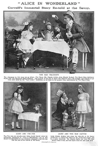 Joyce Prints: The Mad Hatters Tea Party, Alice in Wonderland at theatre