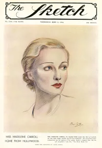 Snell Prints: Madeleine Carroll by Olive Snell