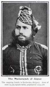 Indian Prints: Maharajadhiraja Sawai Madho Singh II (1862 - 1922)