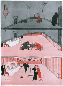 Maid Prints: The Maid and the Magician by William Heath Robinson