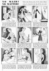 1943 Prints: No maid, no matter! 1943