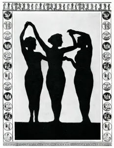 Group Prints: Three Maidens from Sais at London Hippodrome
