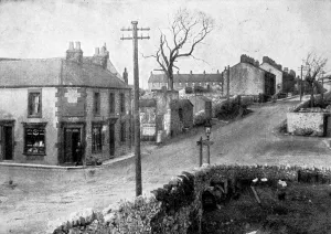 December Prints: The Main Street of Dove Holes, Derbyshire, 1913