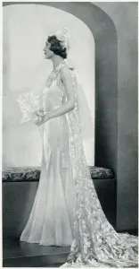 Feathered Prints: Majesties Courts gowns 1933