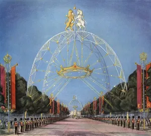 Processional Prints: The Mall decorated for the Coronation, 1953