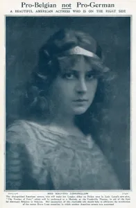 Belgians Prints: Malvina Longfellow, 1915