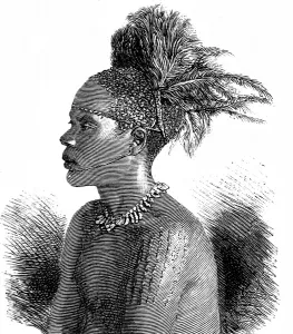C1887 Prints: Man of the Bari Tribe, Sudan, c. 1887