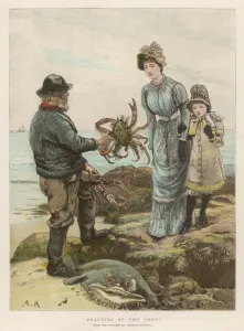 Type Prints: Man Catches Crab / 1882