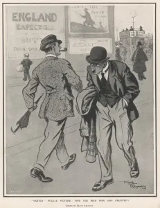 Contrasting Prints: Find the Man Who Has Enlisted