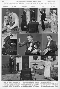Acting Prints: The Man Who Stayed at Home - German spy play, WW1
