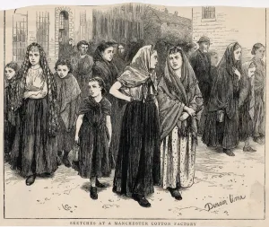 Mills Prints: Manchester Mill Girls