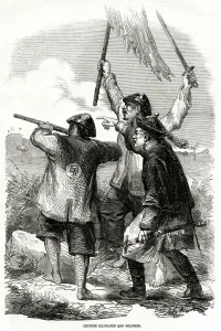 Images Dated 3rd December 2018: MANDARIN & SOLDIERS 1857 MANDARIN & SOLDIERS 1857