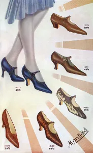 Fashion Prints: Manfield shoes advertisement