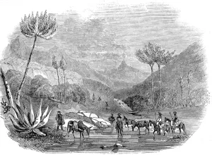 Valley Prints: Mans Hand Mountain, Mexico, 1846