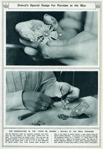 Medal Prints: Manufacture of the Croix de Guerre