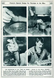 Medal Prints: Manufacture of the Croix de Guerre
