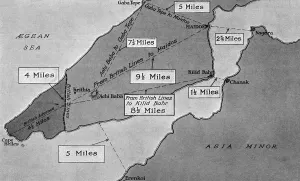 Allies Prints: Map of the Gallipoli Peninsula