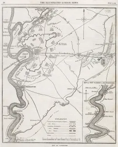 Rouge Prints: Map of Vicksburg