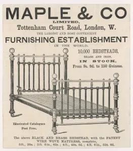 Cost Prints: Maple Brass Bedstead