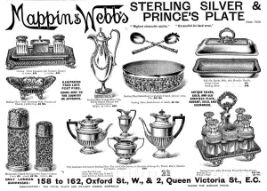 Dish Prints: Mappin & Webb Advertisement, 1895