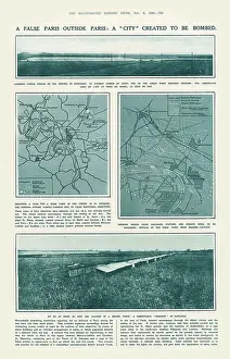 Paris Prints: Maps and photographs revealing how Paris created a fake city just on its outskirts