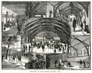 Leisure Prints: The Marble Skating Rink, Clapham 1876