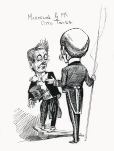 Caricature Prints: Marceline the Droll & Otto Twigg, London Hippodrome