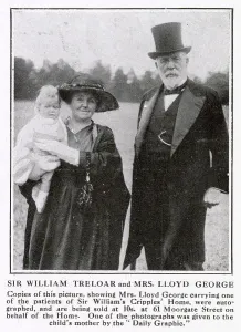 William Prints: Margaret Lloyd George and Sir William Treloar, 1st Baronet