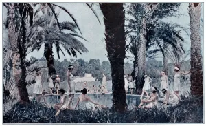 Dancers Prints: Margaret Morris dancers at Cap D Antibes