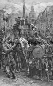 Announcement Prints: Margaret Murray recruiting for the Jacobites, 1745