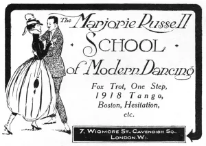 Steps Prints: Marjorie Russell School of Modern Dancing, WW1
