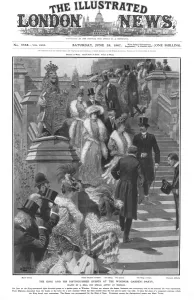Mark Prints: Mark Twain meets Edward VII and Queen Alexandra, 1907