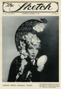 Spain Prints: Marlene Dietrich