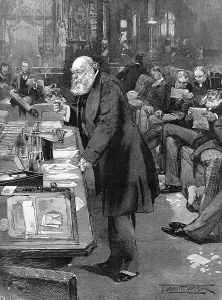 1881 Prints: The Marquis of Salisbury addressing the House of Lords 1894