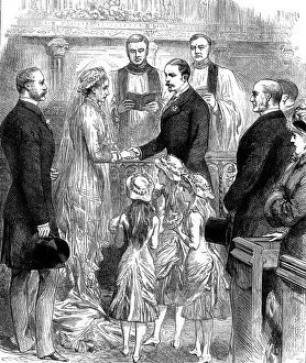 1881 Prints: Marriage of Baroness Burdett-Coutts to William Ashmead-Bartl