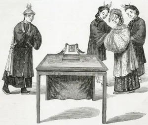Customs Prints: MARRIAGE / CHINA / 1850 S
