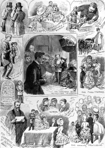 America Prints: The Marriage of General Mite and Millie Edwards, Mancheste