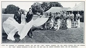 Anthony Prints: Marriage of Hon. Angela Pearson to Tony Murray - Cowdray
