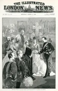 Fife Prints: Marriage Princess Louise and Alexander 1889