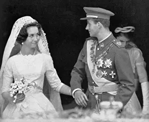 Spain Prints: Marriage of Princess Sophia of Greece / Don Juan Carlos of S