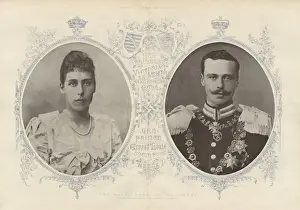 Ernst Prints: Marriage of Princess Victoria Melita & Ernst Ludwig of Hesse
