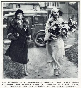 West Prints: Marriage of Rebecca West, novelist and critic
