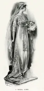 Bride Prints: Martial and Armand wedding gown 1912