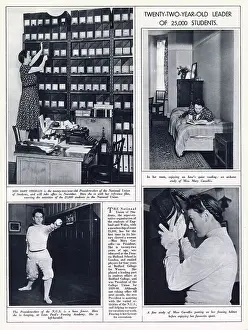 Sport Prints: Mary Corsellis - president of National Union of Students