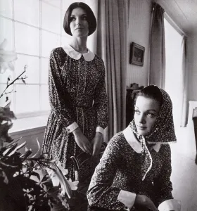 Head Prints: Mary Quant Ginger Group dresses in Liberty print, 1964