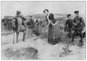 Scot Prints: Mary Queen of Scots / Golf