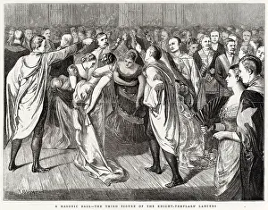 Knight Prints: A masonic ball at Cambridge, given by the Isaac Newton University Lodge of Freemasons